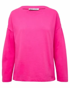 Anthology Pink Cotton Modal Long Sleeve Top