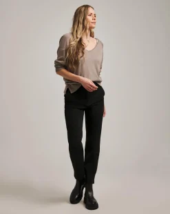 Anthology Ponte High Waist Tapered Trousers