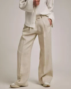 Anthology Premium Linen Wide Leg Trousers