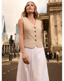 Anthology Pure Linen Waistcoat