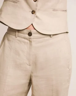 Anthology Pure Linen Wide Leg Trousers