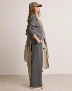 Anthology Steel Grey Wide Leg Joggers