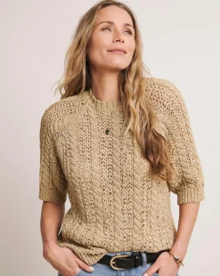 Anthology Stone Cable Half Sleeve T-shirt