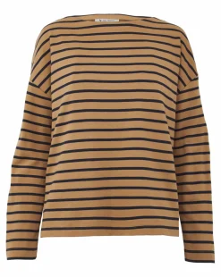 Anthology Stripe Cotton Modal Long Sleeve Top