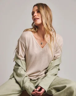 Anthology V Neck Foiled Short Sleeve T-shirt