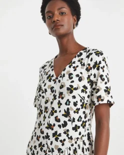 Asymmetric Seam Maxi Dress