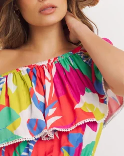 Bardot Maxi Beach Dress