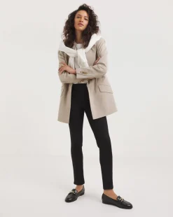 Bella Black Pull On Slim Leg Jeggings