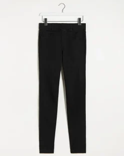 Bella Black Pull On Slim Leg Jeggings