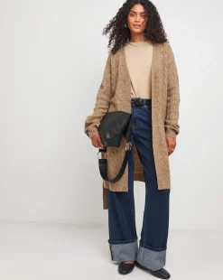 Belted Cable Cardigan