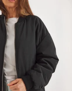 Black Classic Bomber Jacket