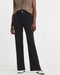 Black Cosy Slim Leg Jeans