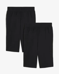 Black Cotton Cycling Shorts