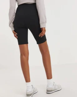 Black Cotton Cycling Shorts