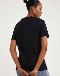 Black Crew Neck Short Sleeve T-shirt