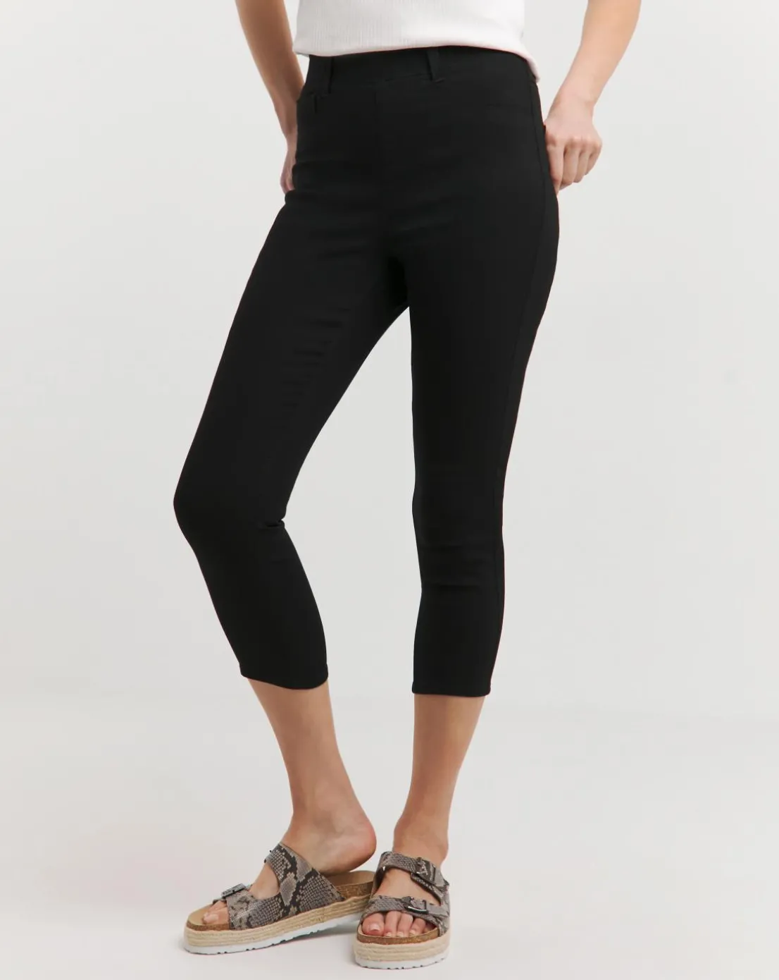Black Crop Jeggings