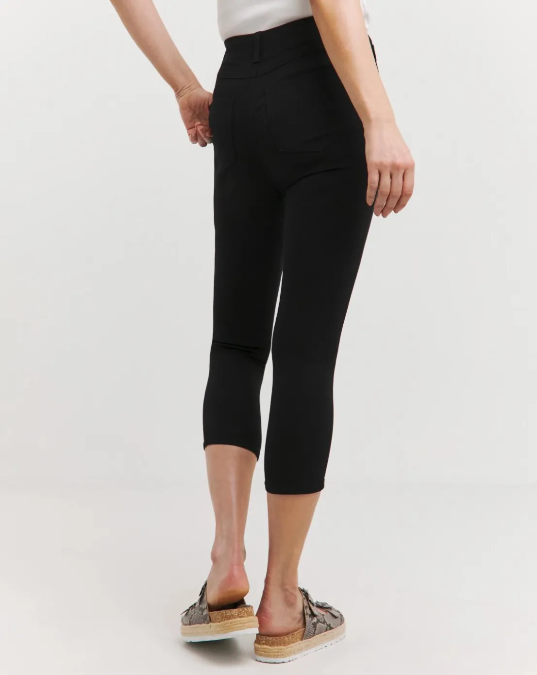 Black Crop Jeggings