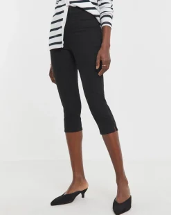 Black Denim Capri Jeans