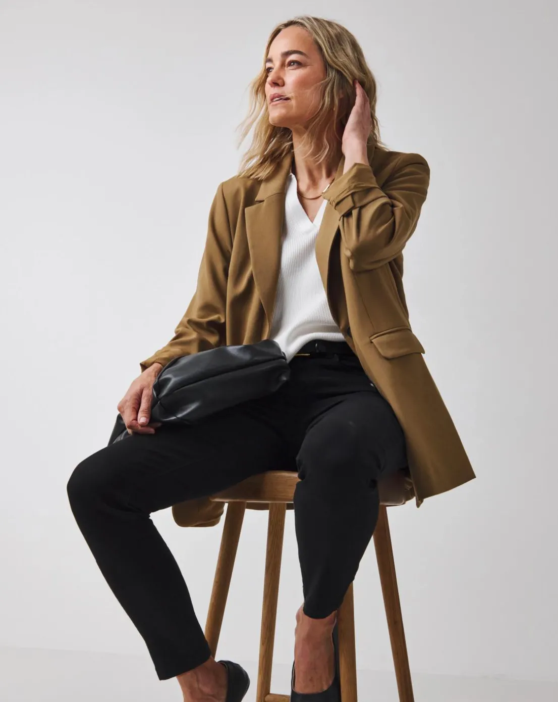 Black High Waist Super Soft Slim Leg Jeans