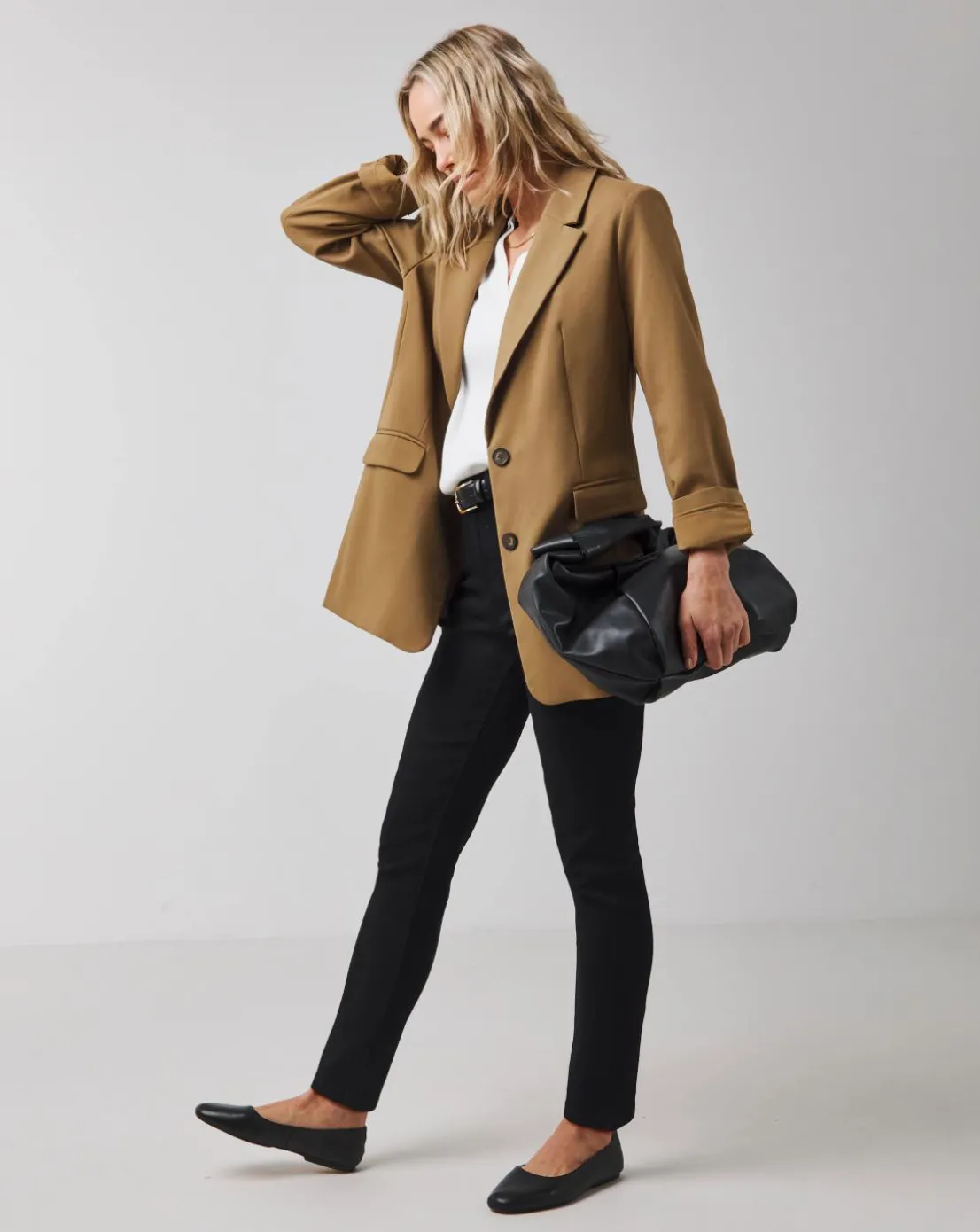 Black High Waist Super Soft Slim Leg Jeans