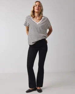 Black High Waist Super Soft Bootcut Jeans