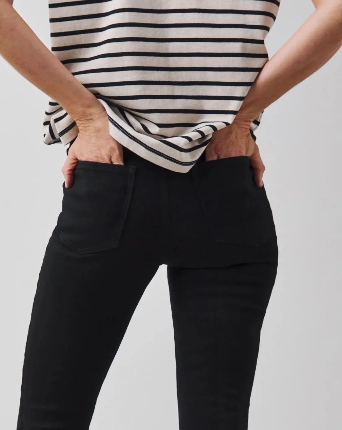 Black High Waist Super Soft Bootcut Jeans