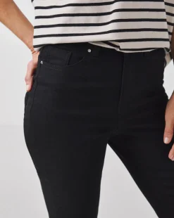 Black High Waist Super Soft Bootcut Jeans