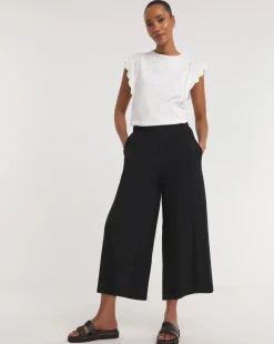 Black Jersey Culotte