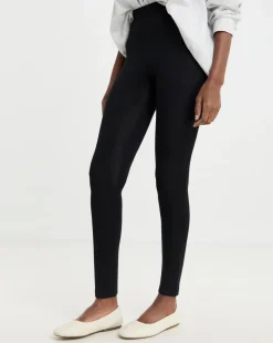 Black Jersey High Waisted Leggings