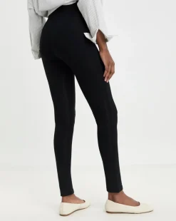 Black Jersey High Waisted Leggings