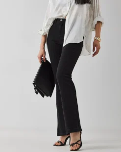 Black Magisculpt Bootcut Jeans