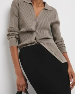 Black Slinky Jersey Pull On Maxi Slip Skirt