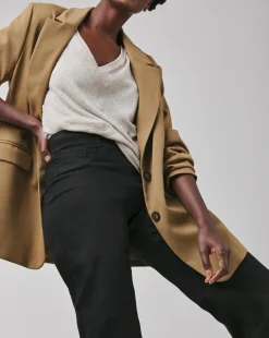 Black Stretch Wide Leg Jeggings