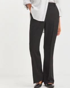 Black Tailored Bootcut Trousers