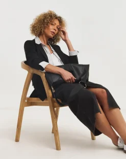 Black Tailored Single Breasted Blazer