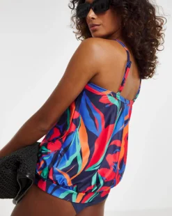Blouson Tankini Top