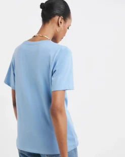 Blue Crew Neck T-Shirt