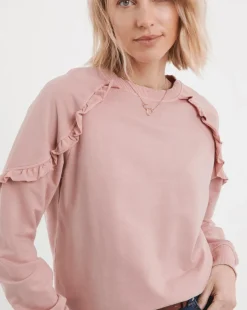 Blush Frill Detail Sweatshirt