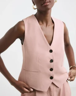 Blush Texture Waistcoat