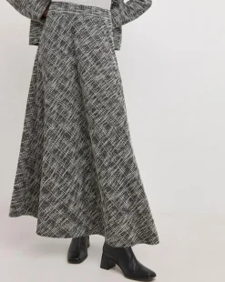 Boucle Full Maxi Skirt