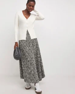 Boucle Full Maxi Skirt