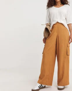 Boucle Textured V Neck Top