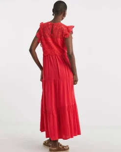 Broderie 2 - in - 1 Maxi Dress