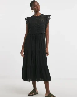 Broderie 2 - in - 1 Maxi Dress