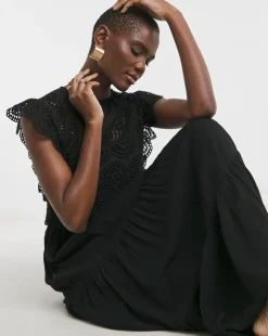 Broderie 2 - in - 1 Maxi Dress