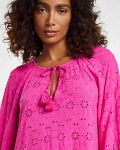 Broderie Beach Dress