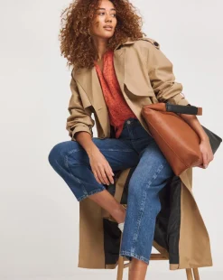 Broderie Frill Jersey Back Top