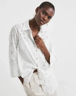 Broderie Long Sleeve Shirt