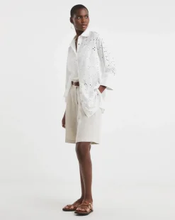 Broderie Long Sleeve Shirt