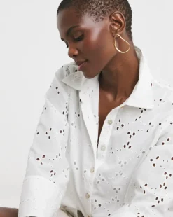 Broderie Long Sleeve Shirt